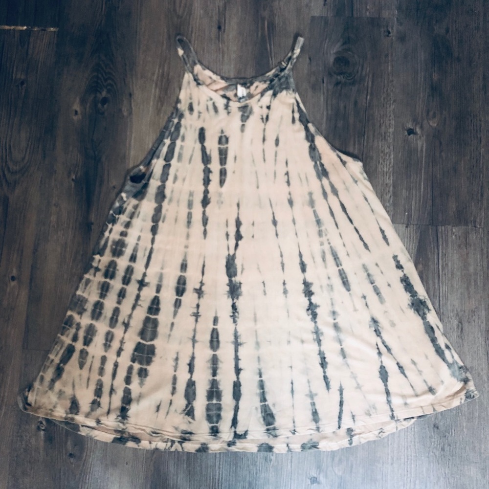 PPLA tie dye suede tank